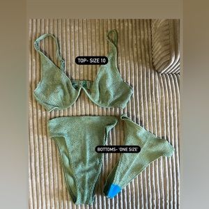ASOS swim suit. 2 different bottoms